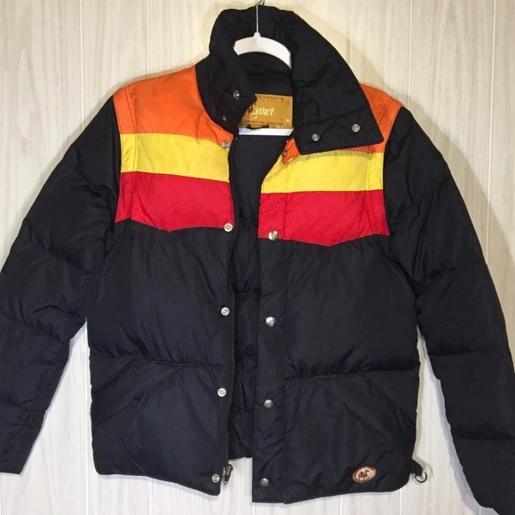 Camel Other - Vintage 70s Puffer Ski Jacket / Vest Goosedown XS